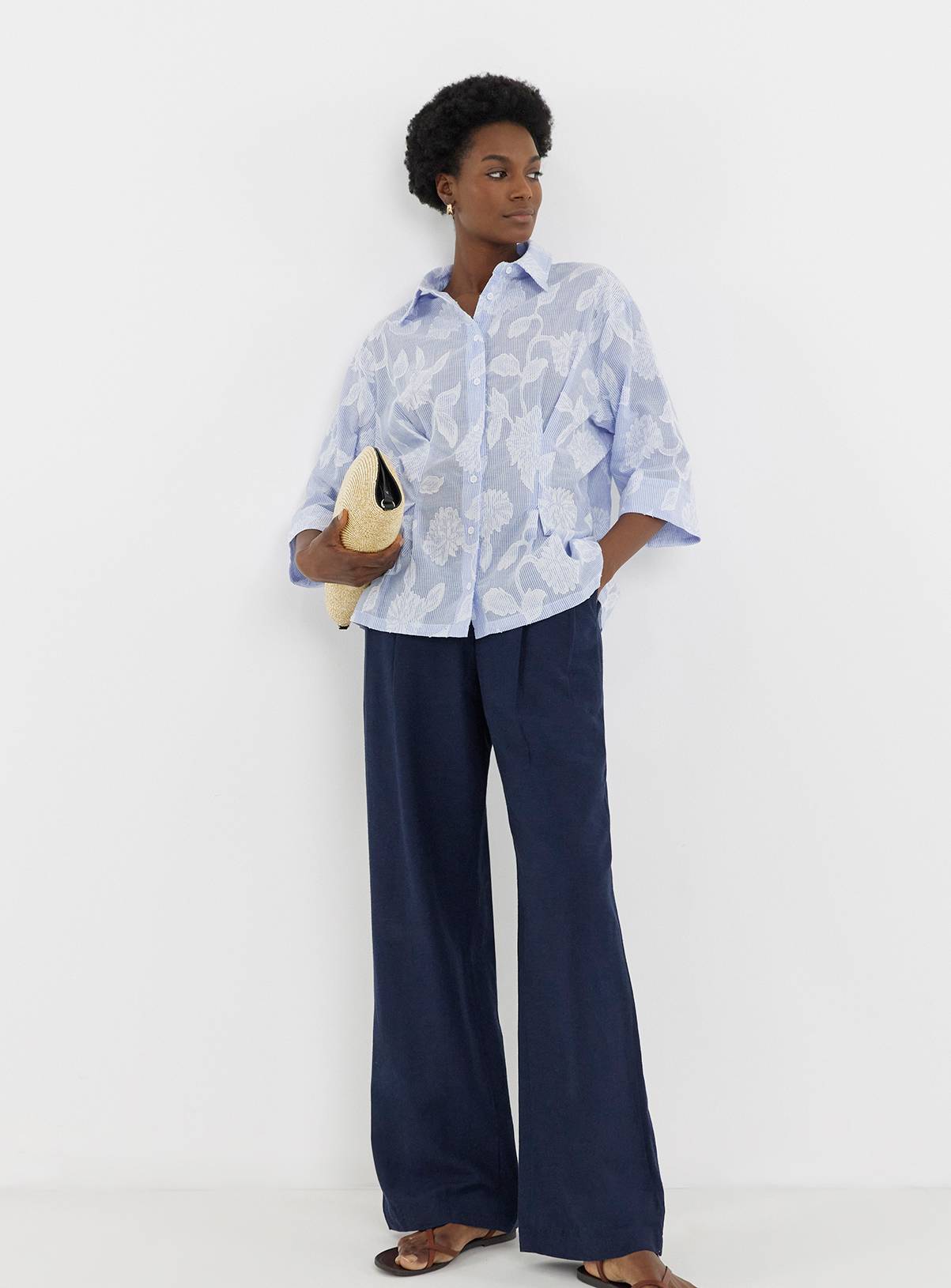 JD WILLIAMS Waist Seam Shirt 8 - Image 3